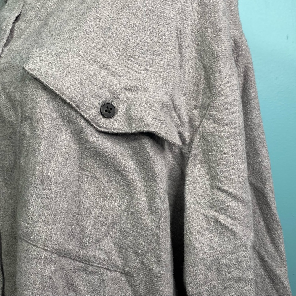 Madewell Size XXL Flannel Flap-Pocket Oversized Ex-Boyfriend Shirt - Picture 11 of 12